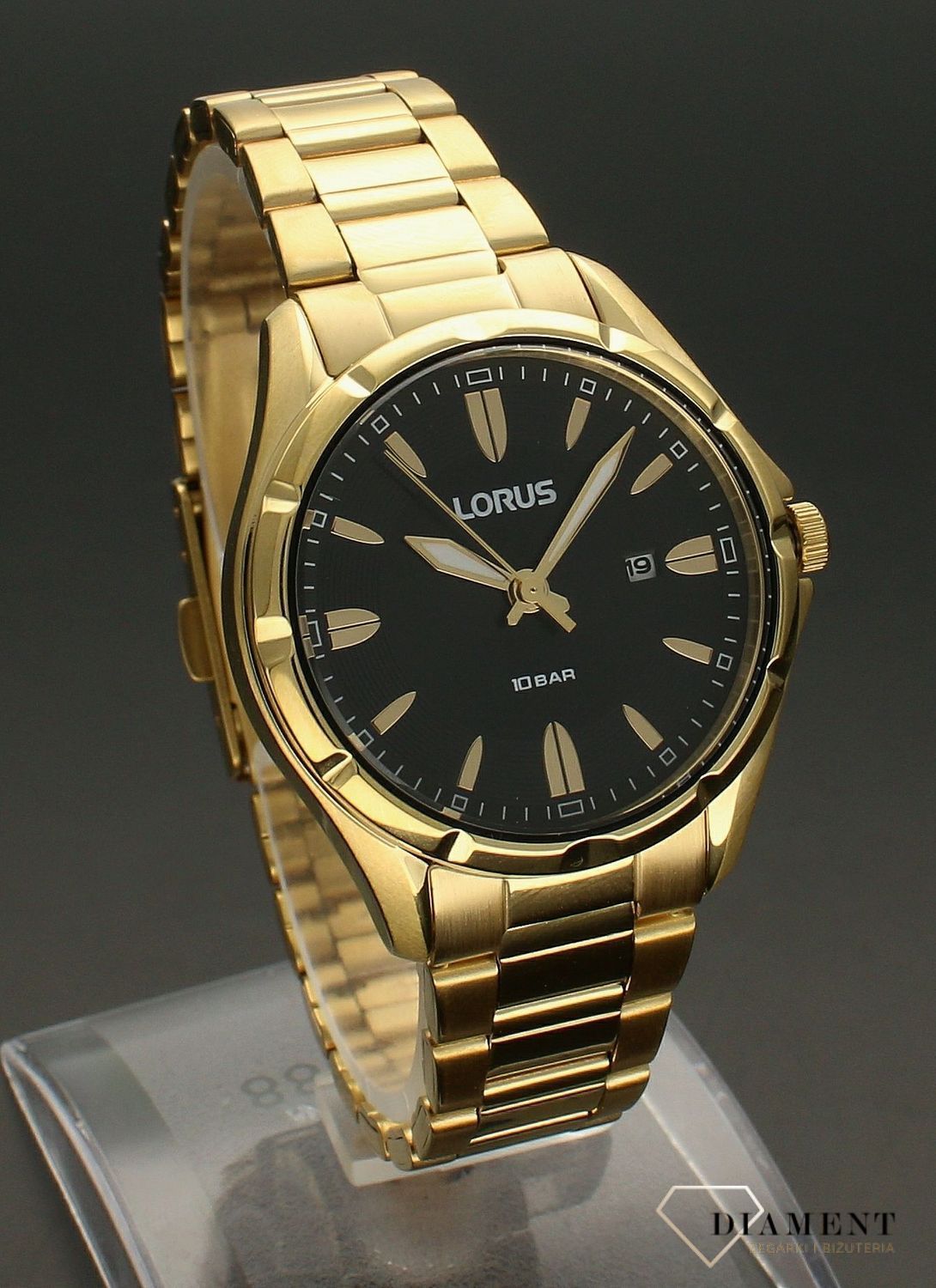 Zegarek damski Lorus na złotej bransolecie RJ248BX9.webp