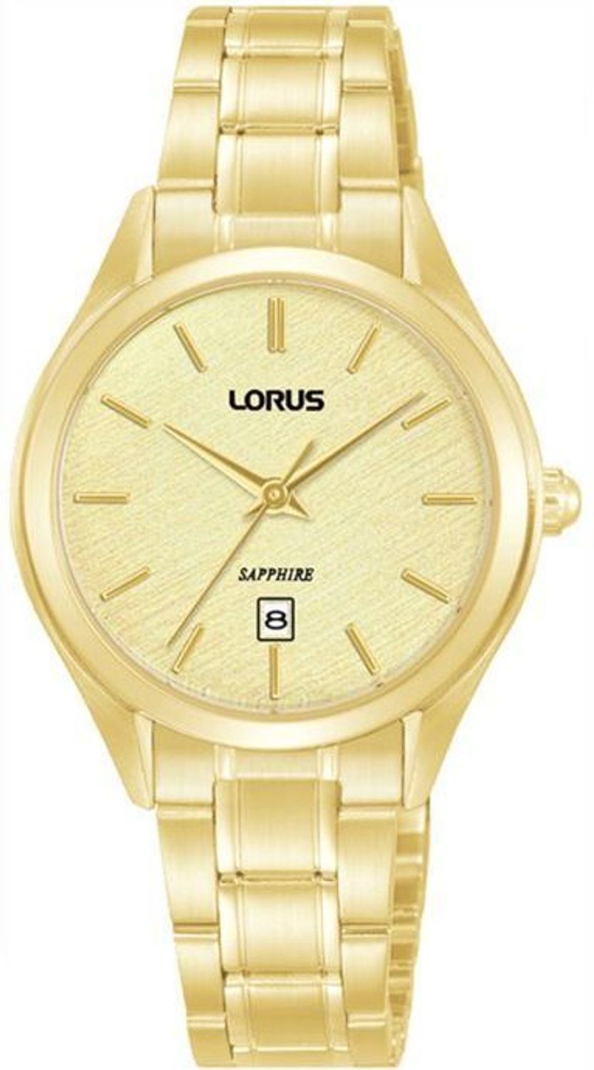 Zegarek damski złoty Lorus 'Ponadczasowy klasyk'. Zegarek damski w stylu minimalistycznym, który swoim wyglądem sprawia, że jest ponadczasowy. 1.jpg