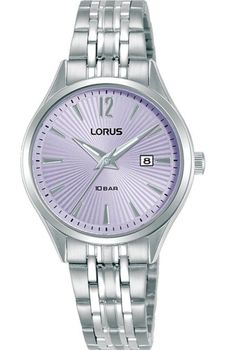 Lorus RJ299BX9 to elegancki zegarek damski ze stali nierdzewnej z tarczą sunburst, mechanizmem Seiko PC22A, datownikiem i wodoszczelnością 100 m (10 bar). Szkło mineralne i luminescencja.1.jpg