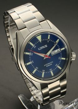 Zegarek męski Lorus Automatic Classic RL419BX9. Zegarek męski na srebrnej bransolecie. Zegarek męski z datownikiem. Zegarek męski automatyczny z wodoszczelnością 10 BAR. Idealny męski zegarek na prezent. Grawer (3).jpg