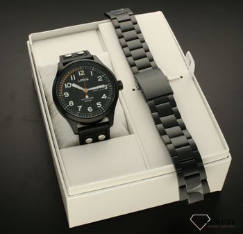 Zegarek męski na pasku z dodatkową bransoletą w zestawie Lorus RL461AX9G. Zegarek męski automatyczny.  (6).jpg