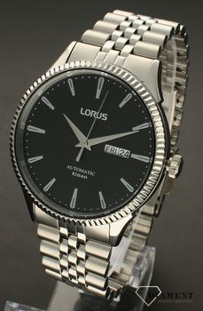 Zegarek męski Lorus Automatic RL471AX9. Zegarek męski na srebrnej bransolecie. Zegarek męski z datownikiem. Zegarek męski automatyczny z wodoszczelnością 10 BAR. Idealny męski zegarek na prezent. Grawer (4).jpg