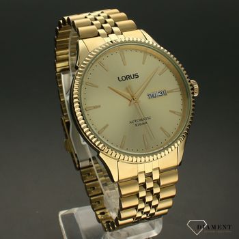 Zegarek męski LORUS Automatyczny Klasyczny Złoty RL488AX9G. Zegarek męski Lorus automatyczny Klasyczny Złoty RL488AX9G to zegarek mechaniczny wyposażony dodatkowo (2).jpg