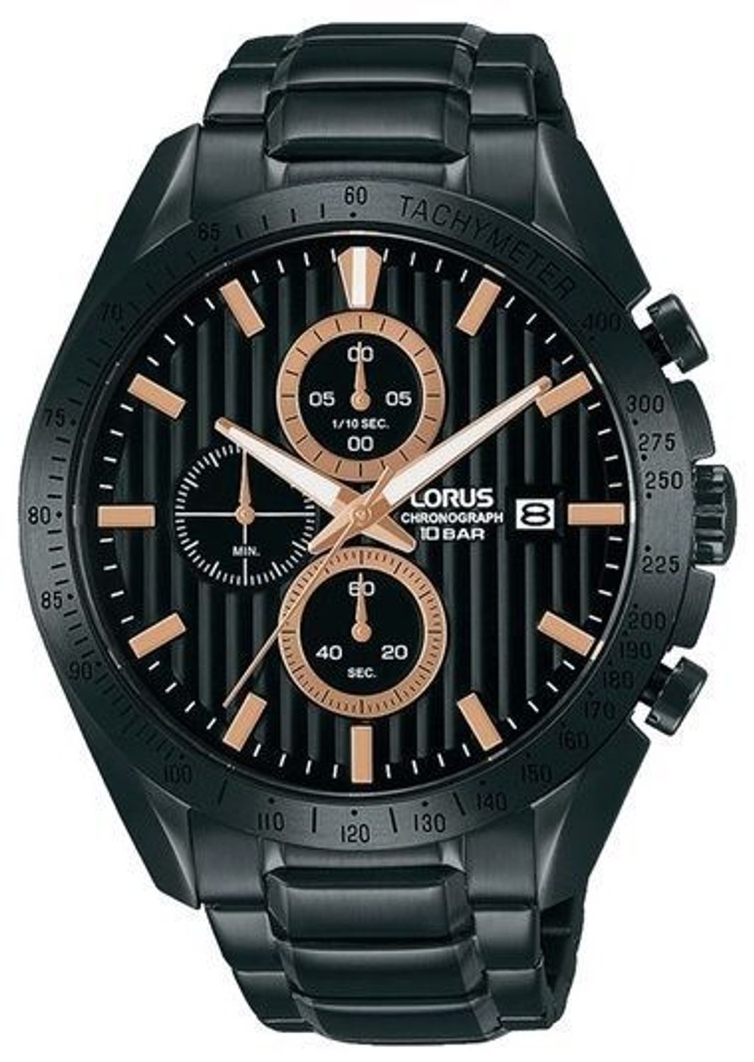 Zegarek męski LORUS na bransolecie 'Czarny Design' RM301HX9v.jpg