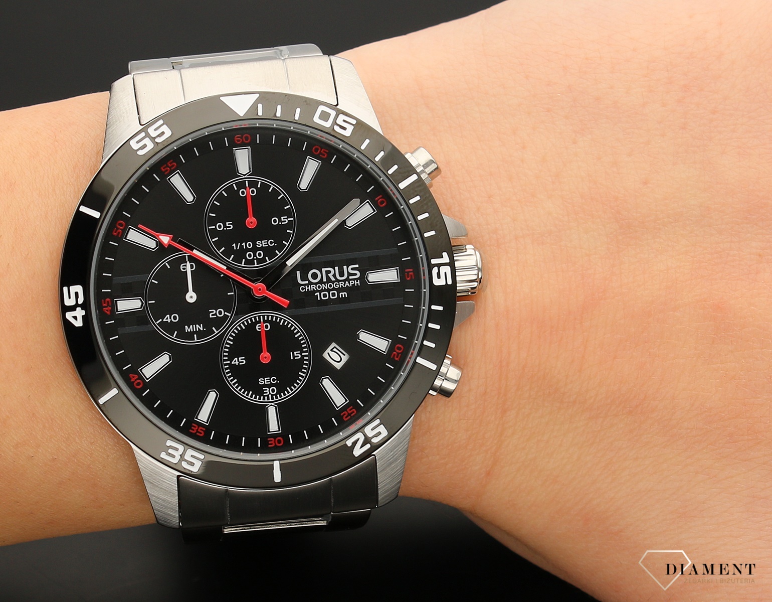 Męski zegarek Lorus Chronograph RM305FX9.jpg