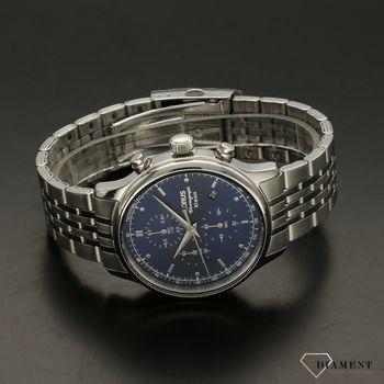 Zegarek męski na bransolecie z niebieską tarczą Lorus RM313GX9 (3).jpg