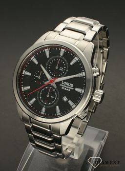 Zegarek męski Lorus na bransolecie chronograf RM327HX9