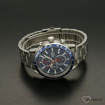 Zegarek męski ⌚ na bransolecie z chronografem Lorus RM329GX  z niebieską tarczą✓ Zegarki męskie ✓Prezent dla mężczyzny 🎁 (3).jpg
