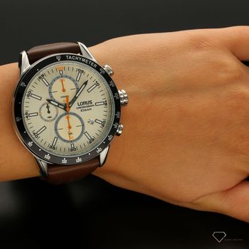 Zegarek męski Lorus ''Brązowy chrono'' RM339GX9 (5).jpg