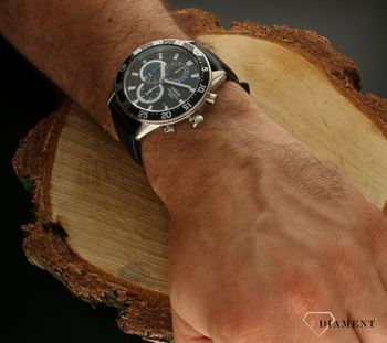 Zegarek męski Lorus Chronograph RM343FX9. Zegarek męski na pasku Lorus. Zegarek męski z chronografem. Zegarek męski na pasku. Mę (2).jpg