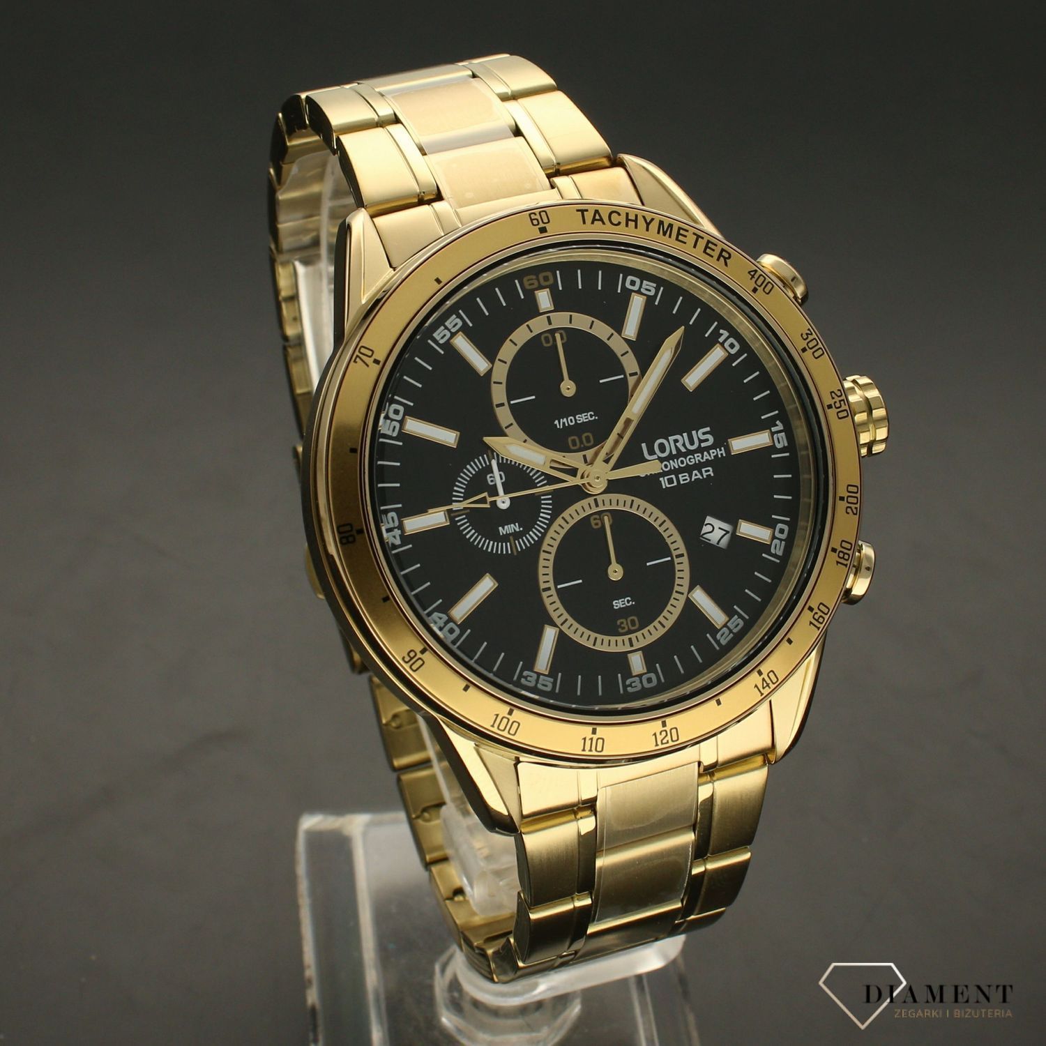 Zegarek męski na złotej bransolecie Lorus RM348HX9.jpg