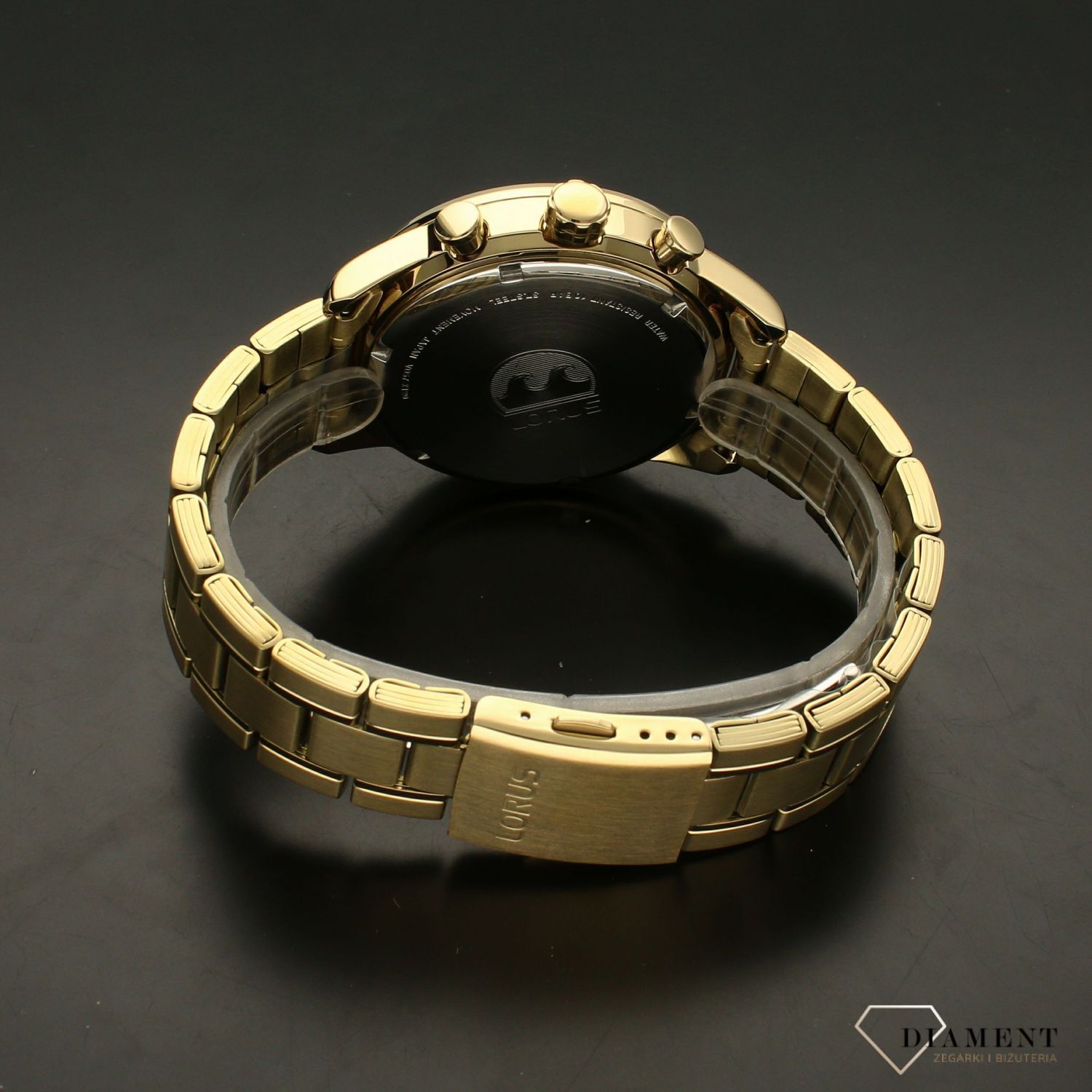 Zegarek męski na złotej bransolecie Lorus RM348HX9.jpg