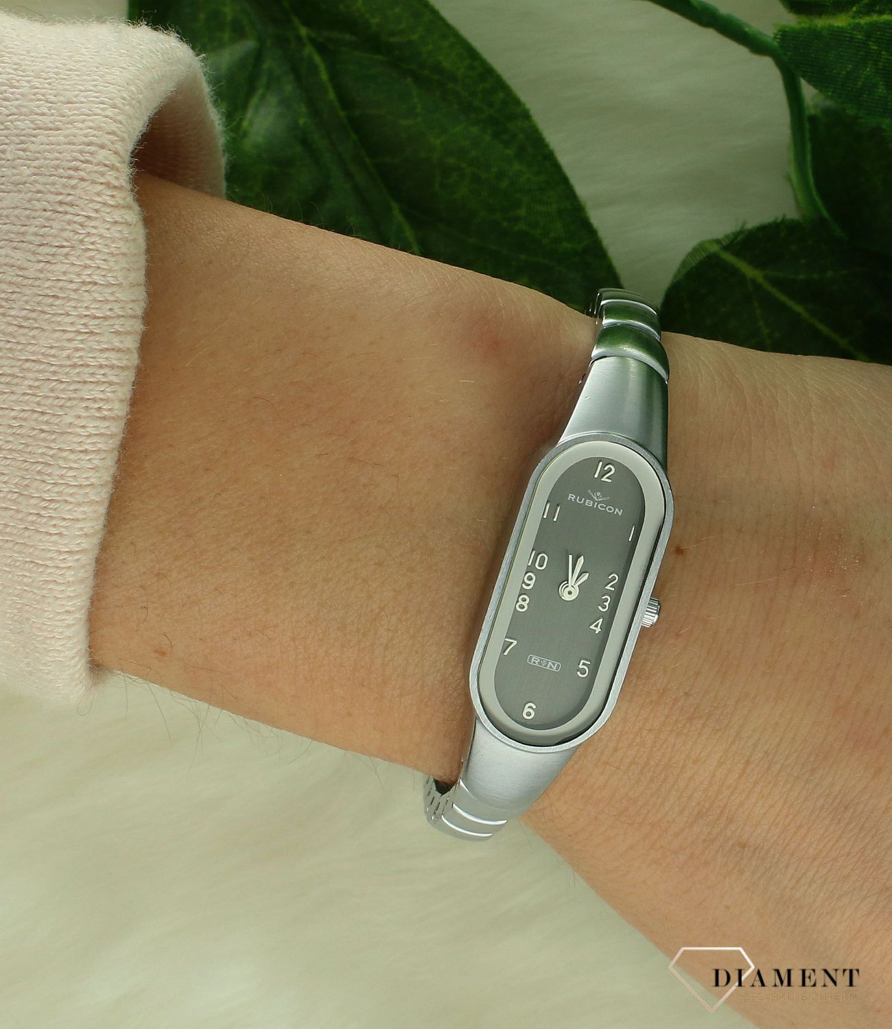 Zegarek damski biżuteryjny Rubicon prostokątny kształt RN1036 (1).jpg
