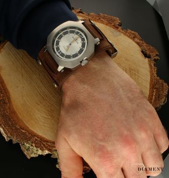 Zegarek męski na brązowym skórzanym pasku Rubicon RN10A83 (1).jpg