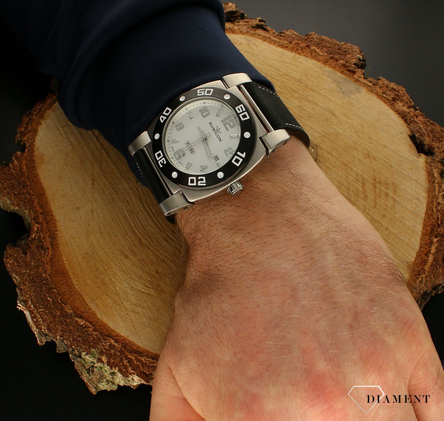Zegarek męski na skórzanym pasku Rubicon RN10B09 (2).jpg