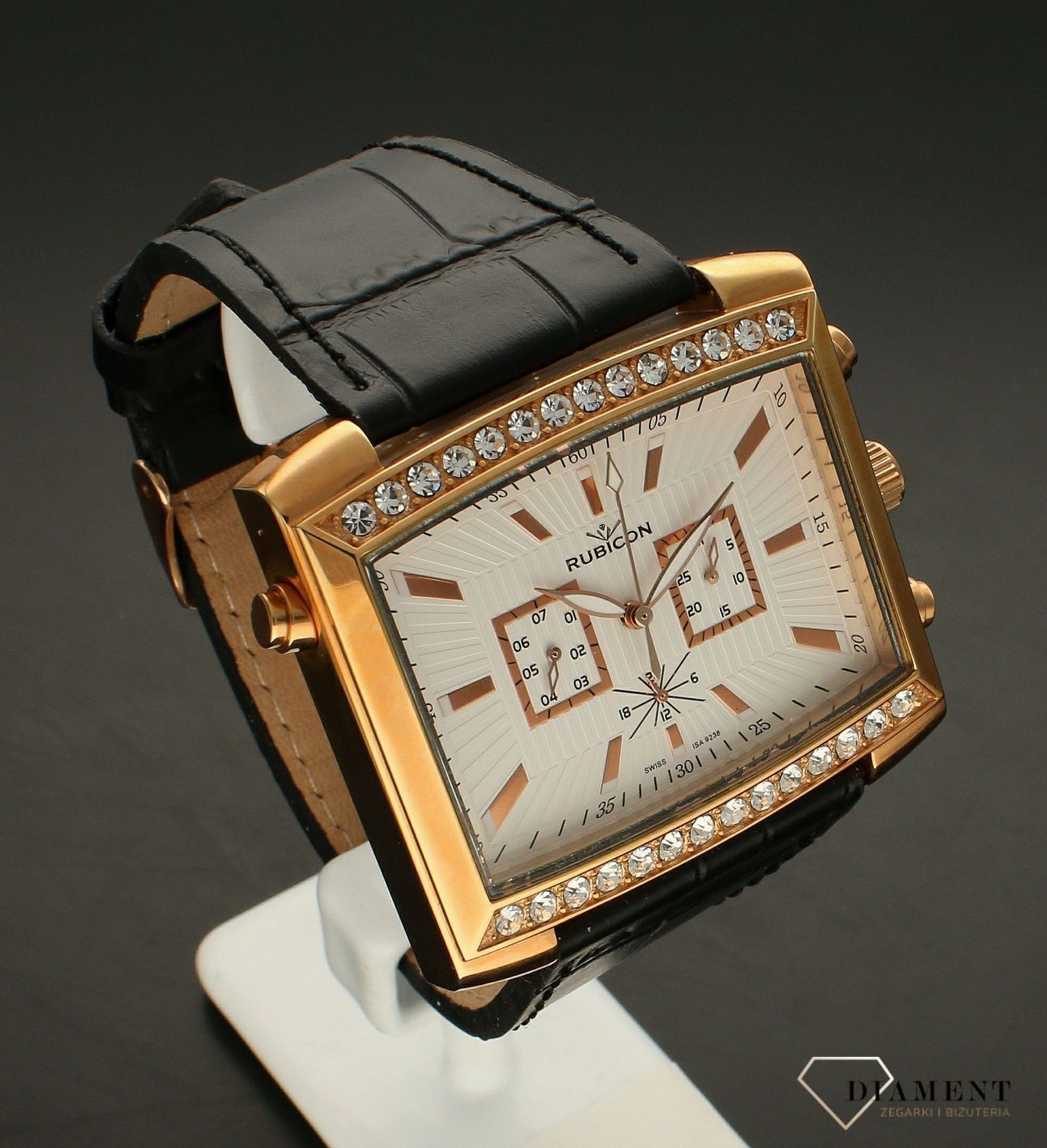 Zegarek damski w stylu Retro na szerokim pasku Rubicon RN10B22 (2).jpg