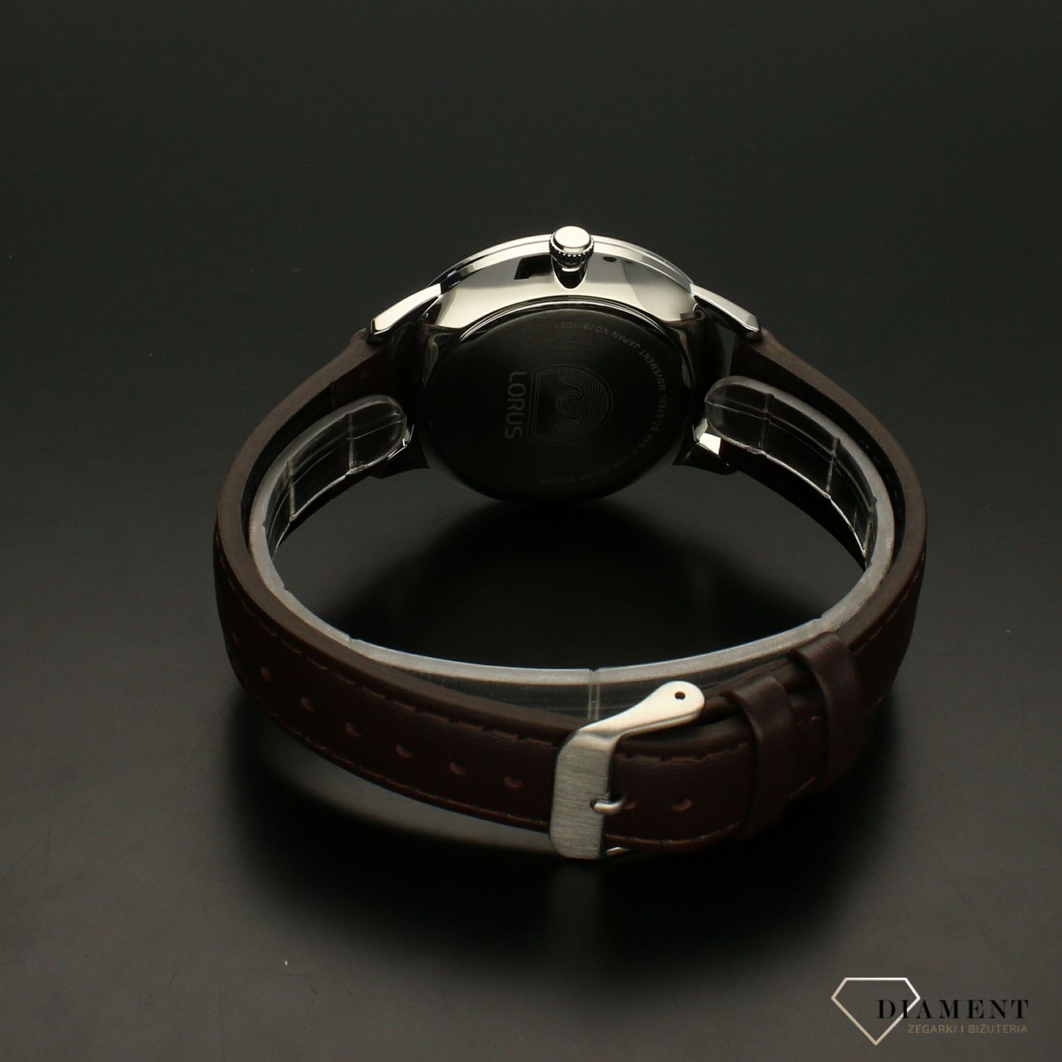 Zegarek męski LORUS Classic Brązowy pasek RN459AX9.webp