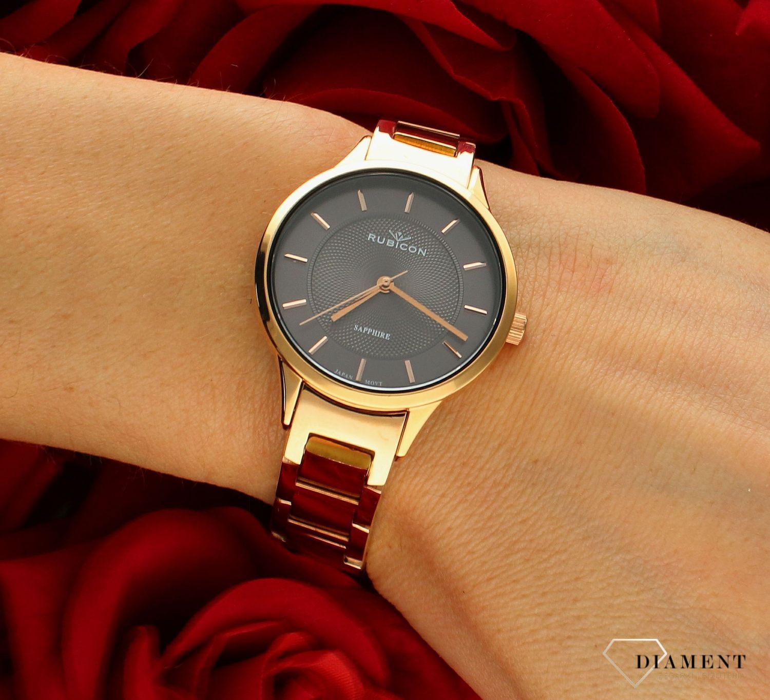 Zegarek damski Rubicon z szafirowym szkłem RNBE32RIVX03BX.jpg