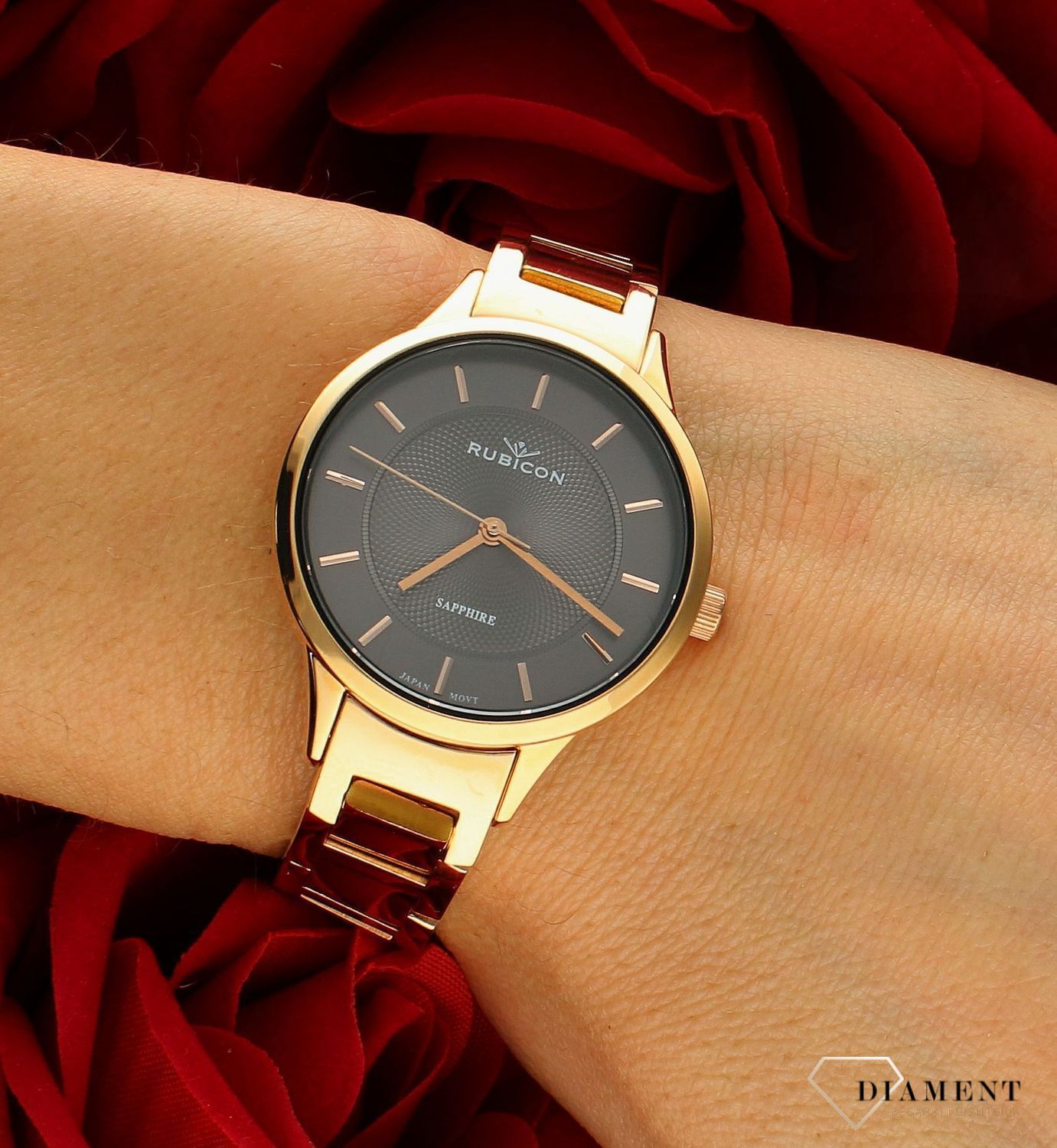 Zegarek damski Rubicon z szafirowym szkłem RNBE32RIVX03BX.jpg