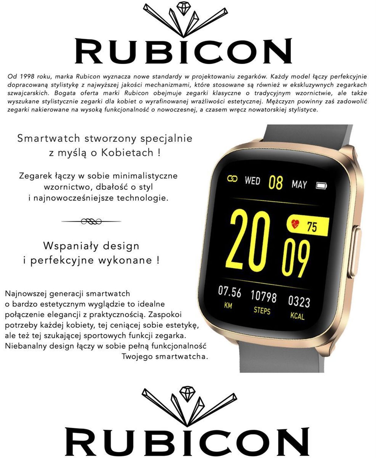 Smartwatch Rubicon 'Rose gold Smart' RNCE38RIBX03AX (1).jpg