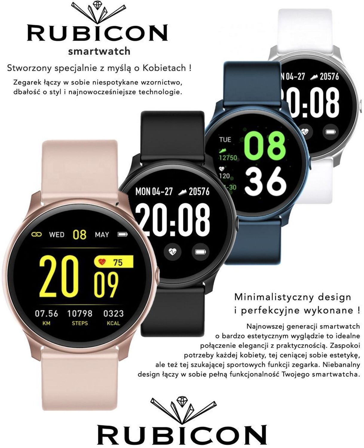 Smartwatch 'Lady Smart' Rubicon RNCE40RIWX01AX.xv.jpg