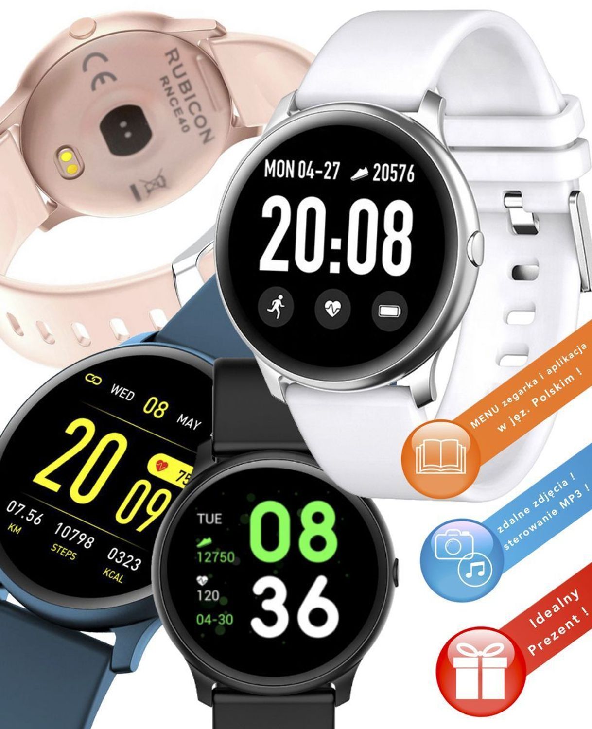 Smartwatch  'White Smart' Rubicon RNCE40SIBX01AX (1).jpg