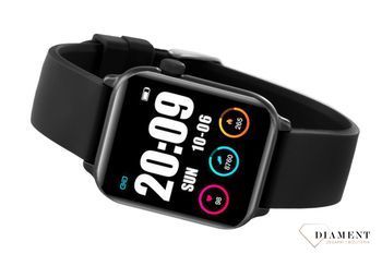 Smartwatch męski Rubicon 'Czarny prostokątny Smartwatch'⌚✓ Bluetooth ✓ licznik kroków ✓ zdrowy styl życia✓ Autoryzowany sklep ✓ zegarek sportowy🏃‍♀️✓ zegarek treningowy ✓ Kurier Gratis 24.jpg