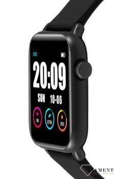 Smartwatch męski Rubicon 'Czarny prostokątny Smartwatch'⌚✓ Bluetooth ✓ licznik kroków ✓ zdrowy styl życia✓ Autoryzowany sklep ✓ zegarek sportowy🏃‍♀️✓ zegarek treningowy ✓ Kurier Gratis 24h.jpg