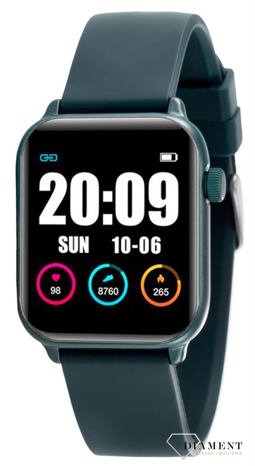 Smartwatch Rubicon 'Niebieski Smart' to Smartwatch męski z granatowym paskiem⌚✓ Bluetooth ✓ licznik kroków ✓ zdrowy styl życia✓ Autoryzowany sklep ✓ zegarek sportowy🏃‍♀️✓ zegarek treningowy.jpg