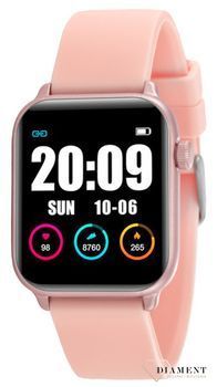 Smartwatch różowy damski Rubicon 'Sweet Rose' ⌚✓ Bluetooth ✓ licznik kroków ✓ zdrowy styl życia✓Antykoncepcja✓ Autoryzowany sklep ✓ zegarek sportowy🏃‍♀️✓ zegarek treningowy ✓ Kurier Gratis 2.jpg