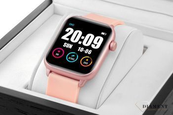 Smartwatch różowy damski Rubicon 'Sweet Rose' ⌚✓ Bluetooth ✓ licznik kroków ✓ zdrowy styl życia✓Antykoncepcja✓ Autoryzowany sklep ✓ zegarek sportowy🏃‍♀️✓ zegarek treningowy ✓.jpg