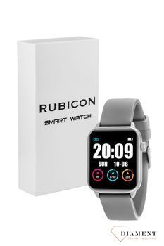 Smartwatch Rubicon 'Szary Smartwatch' ⌚✓ Bluetooth ✓ licznik kroków ✓ zdrowy styl życia✓ Autoryzowany sklep ✓ zegarek sportowy🏃‍♀️✓ zegarek treningowy ✓ Kurier Gratis 24h✓ Gwarancja najniżs1.jpg