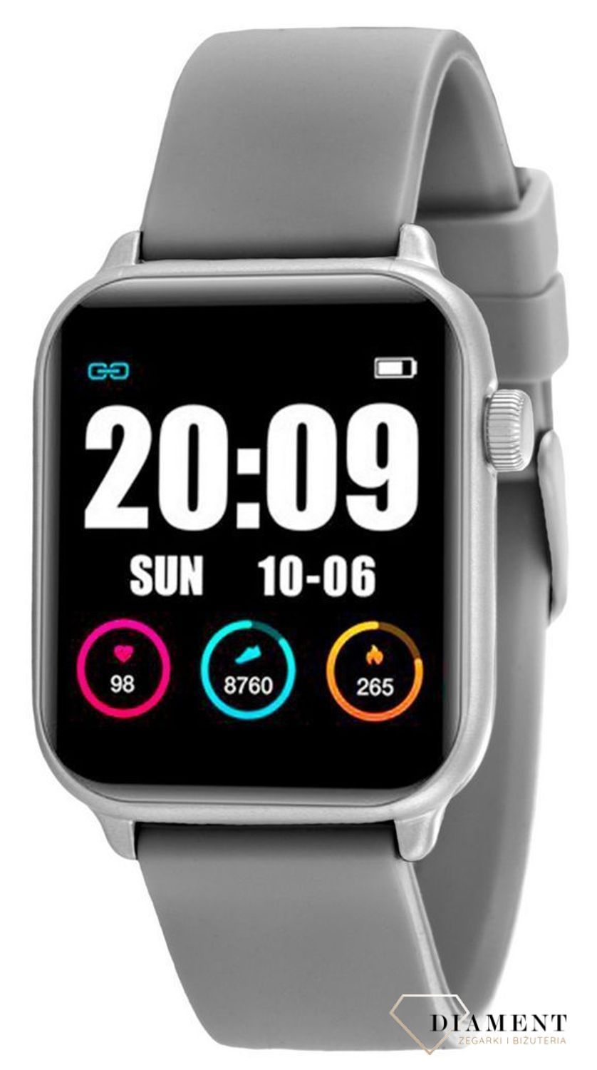 Smartwatch Rubicon 'Szary Smartwatch' ⌚✓ Bluetooth ✓ licznik kroków ✓ zdrowy styl życia✓ Autoryzowany sklep ✓ zegarek sportowy🏃‍♀️✓ zegarek treningowy ✓ Kurie.jpg
