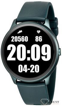 Smartwatch Rubicon na  pasku w kolorze morskiej zieleni 'Morska głębia' RNCE61DIBX05AX (2).jpg