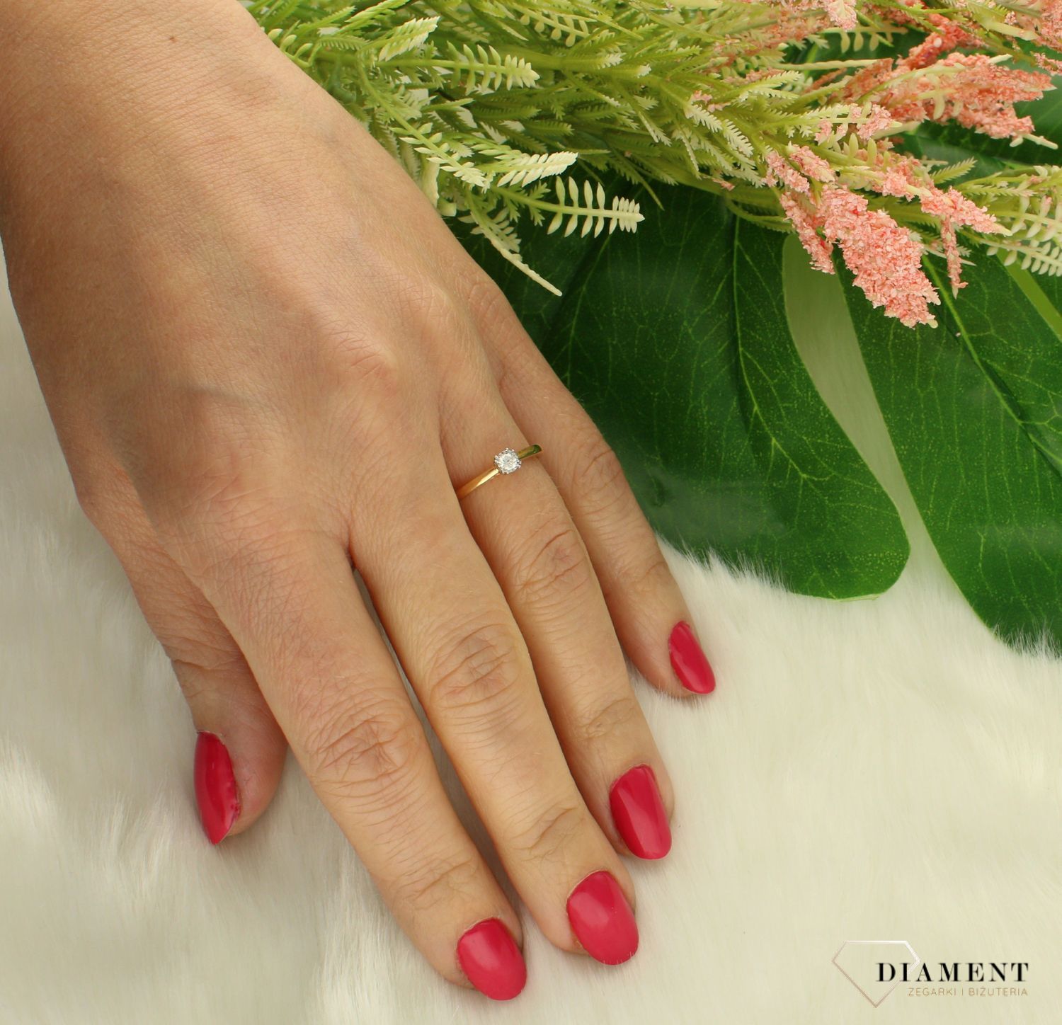 Pierścionek z Diamentem  Korona  Blasku  585 DIAMENT RR639Y11 (2).jpg