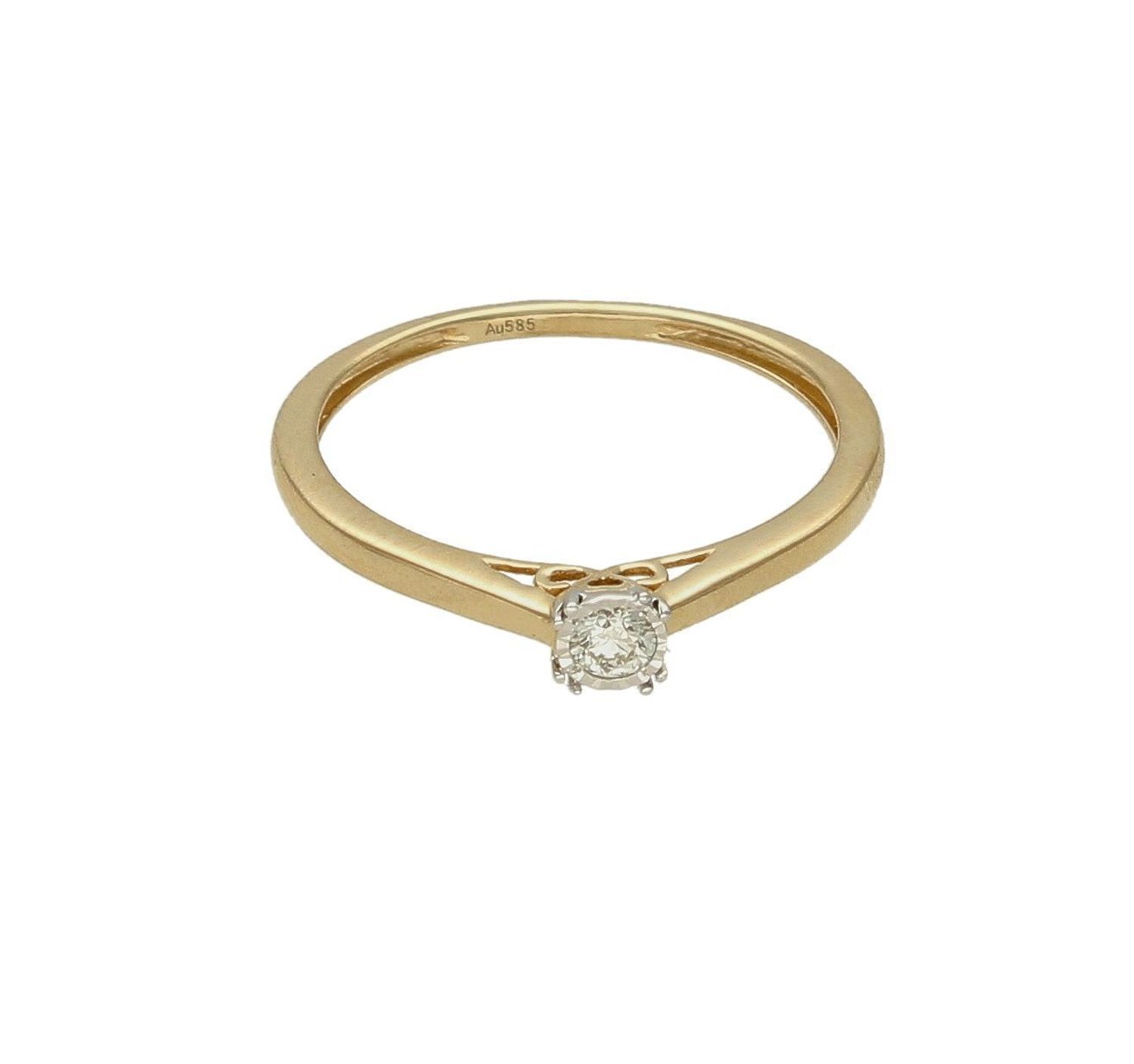 Pierścionek z Diamentem  Korona  Blasku  585 DIAMENT RR639Y11 (2).jpg