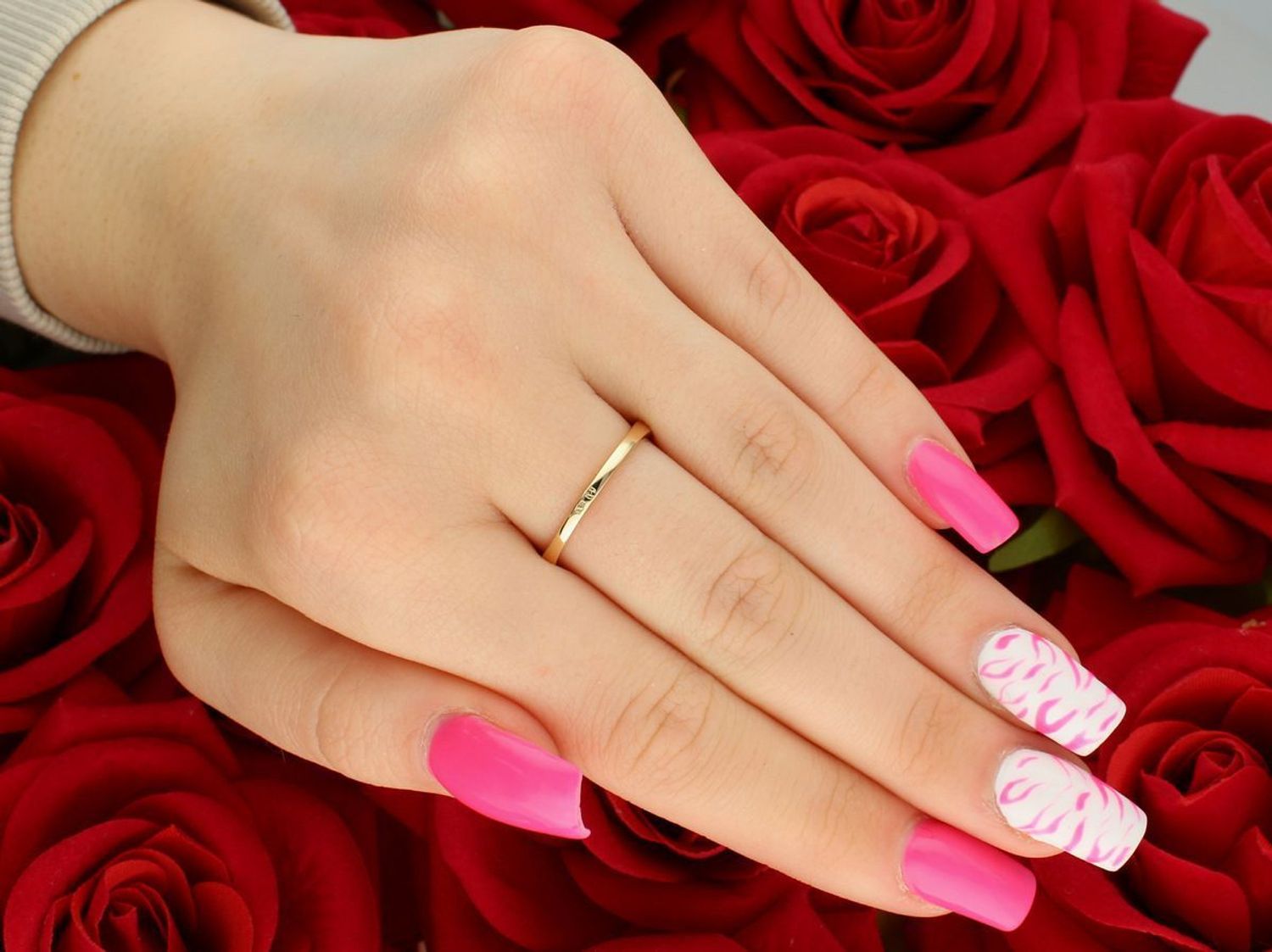 Złoty pierścionek z diamentem 0,09ct GHSI – RR774Y, rozmiar 17, próba 585 Au.jpg