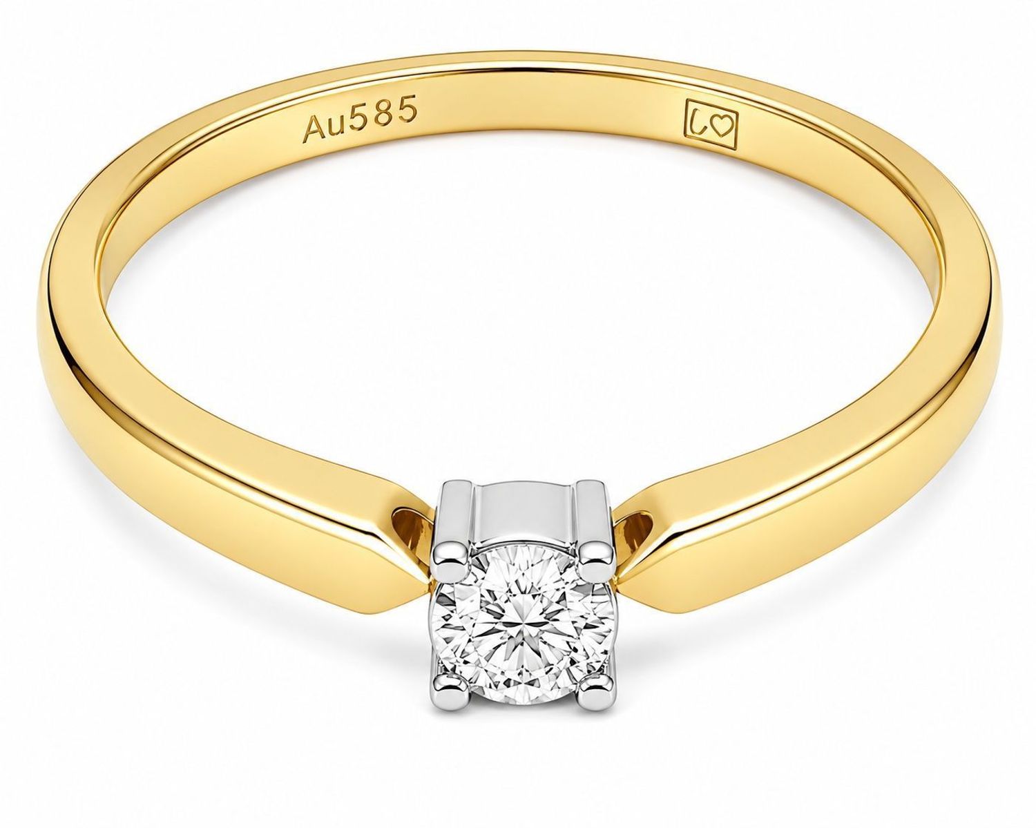 Złoty pierścionek 585 z brylantem 0,09 ct GHSI RR774Yd (1).jpg