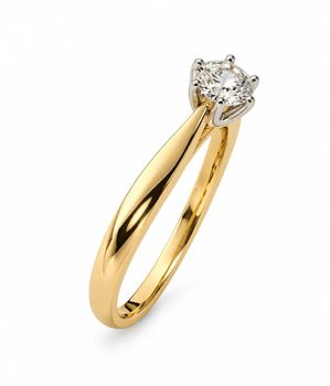 Złoty pierścionek zaręczynowy z diamentem 0,16 ct – rozmiar 18  0,16ct1 (1).jpg