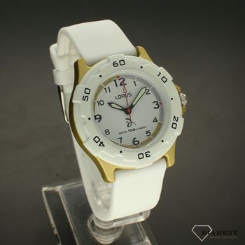 Zegarek dziecięcy Lorus Sport na białym pasku silikonowym z edycji specjalnej Novak Djokovic Foundation RRX21GX9 (1).jpg