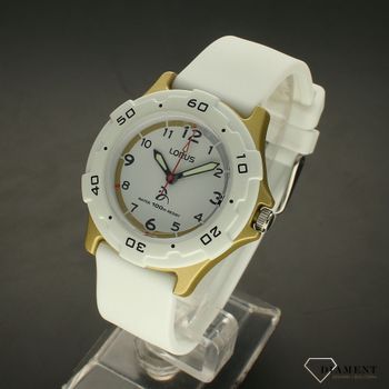 Zegarek dziecięcy Lorus Sport na białym pasku silikonowym z edycji specjalnej Novak Djokovic Foundation RRX21GX9 (2).jpg
