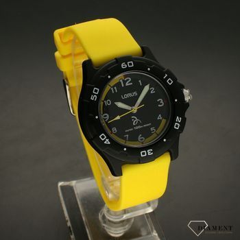 Zegarek dziecięcy Lorus Sport na żółtym pasku silikonowym z edycji specjalnej Novak Djokovic Foundation RRX23GX9 (1).jpg