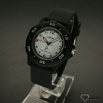 Zegarek dziecięcy Lorus Sport naczarnym pasku silikonowym z edycji specjalnej Novak Djokovic Foundation RRX27GX9  (2).jpg