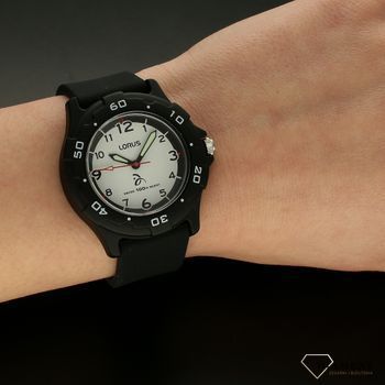 Zegarek dziecięcy Lorus Sport naczarnym pasku silikonowym z edycji specjalnej Novak Djokovic Foundation RRX27GX9  (5).jpg