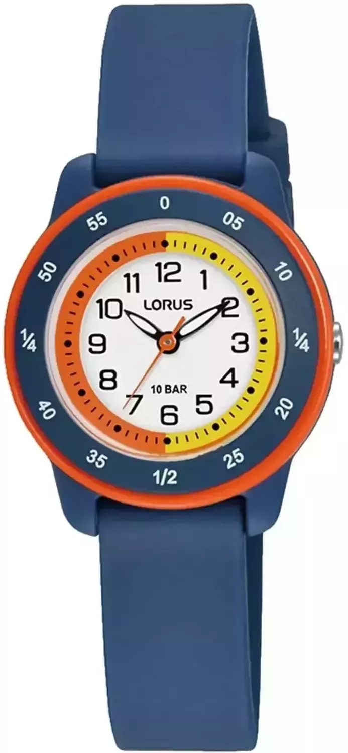 Zegarek dziecięcy LORUS RRX53JX9 wyposażony jest w kwarcowy mechanizm, zasilany za pomocą baterii. Posiada bardzo wysoką dokładność mierzenia czasu +- 10 sekund w przeciągu 30 dni.1.webp
