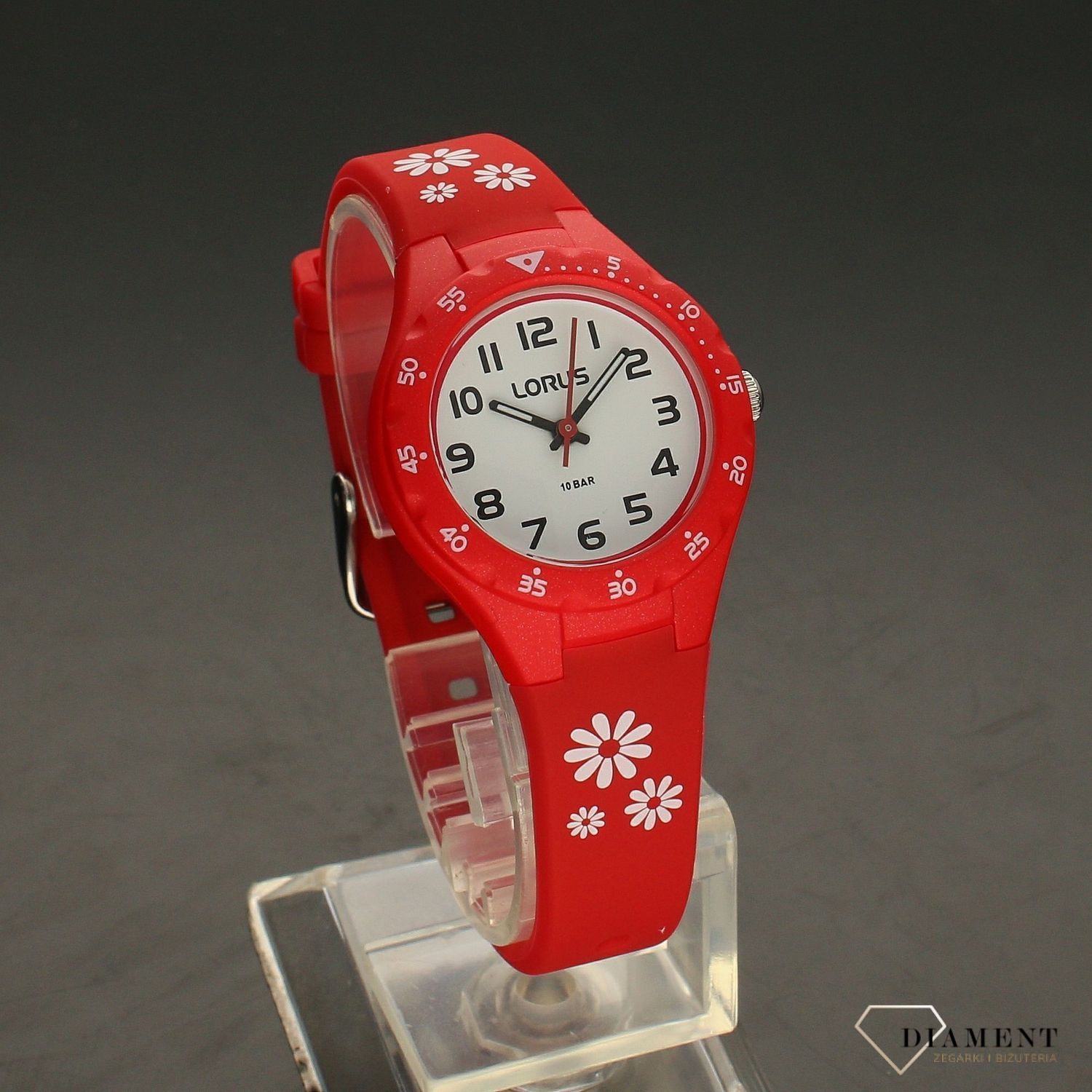 Zegarek dla dziewczynki czerwony Lorus RRX57GX9.jpg