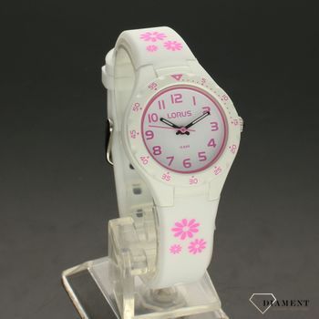 Zegarek dla dziewczynki biały Lorus 'Łąka kwiatowa' RRX59GX9 (1).jpg