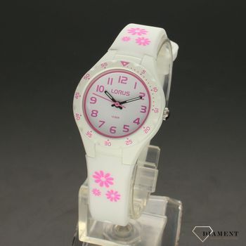 Zegarek dla dziewczynki biały Lorus 'Łąka kwiatowa' RRX59GX9 (2).jpg