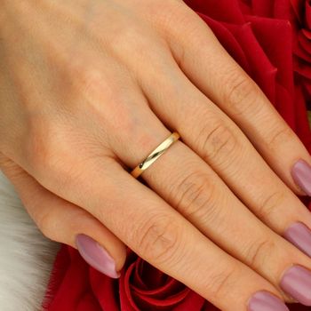 Złoty pierścionek zaręczynowy 585 z brylantem 0,25 ct – klasyczna elegancja tył.jpg