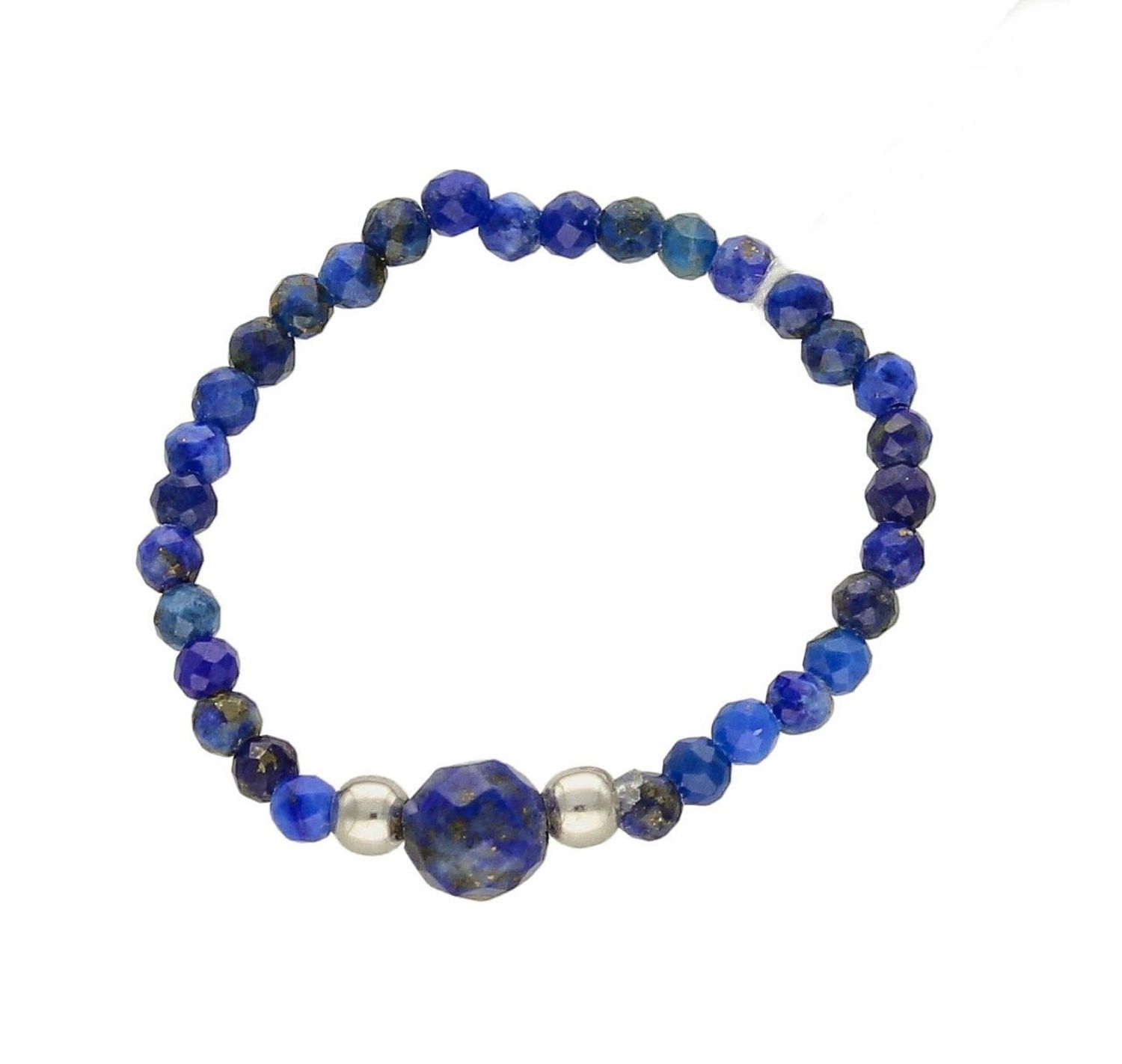 Pierścionek damski  srebrny z lapisem lazuli RS3014v68. Modny pierścionek z ozdobnych kuleczek na gumce to intrygująca biżuteria która spodoba się niezależnej, odważnej kobiecie, kochającej wyraziste dodatki, które podkreślaj (1).jpg